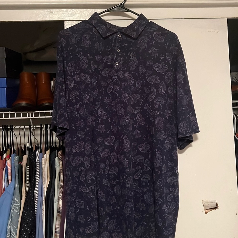 Polo paisley polo shirt